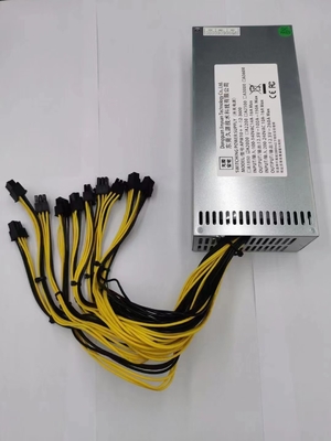 mineur Power Supply With 10x6 PIN Connectors Output de 2U 2000W Asic